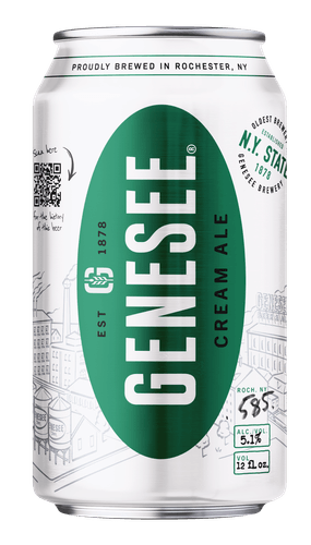 A can of Genesee Cream Ale